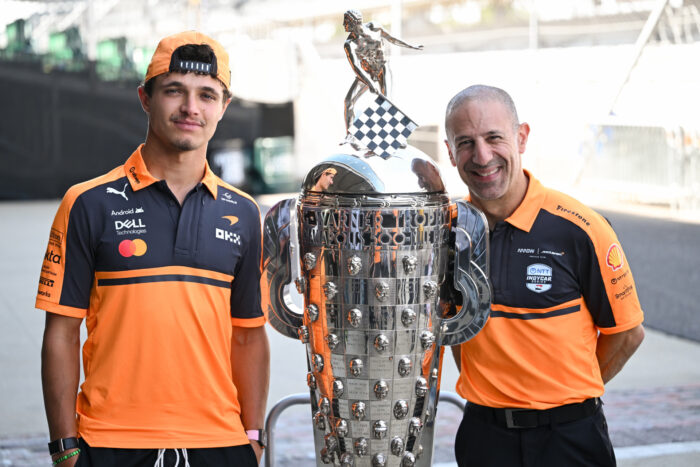 Norris flags Indy 500 interest with surprise speedway visit