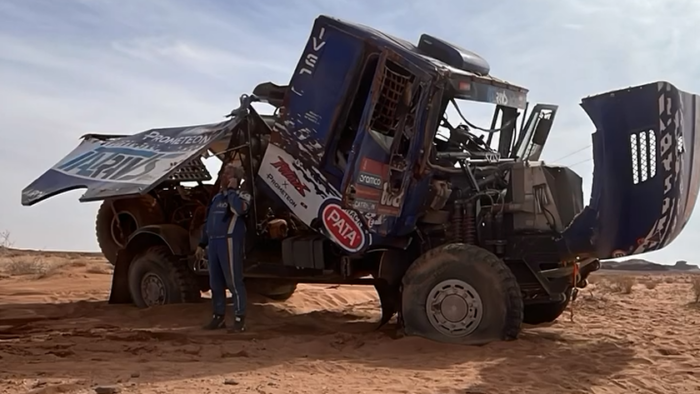 Danilo Petrucci out of Dakar 2025 after rolling his truck