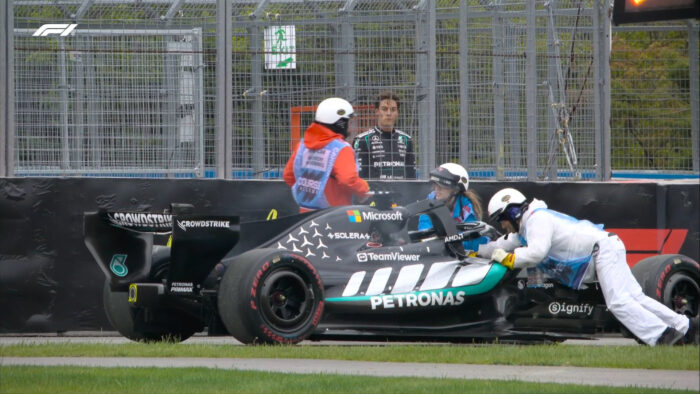 ‘Gods don’t want me in this fight’: Russell condemns F1 title hopes