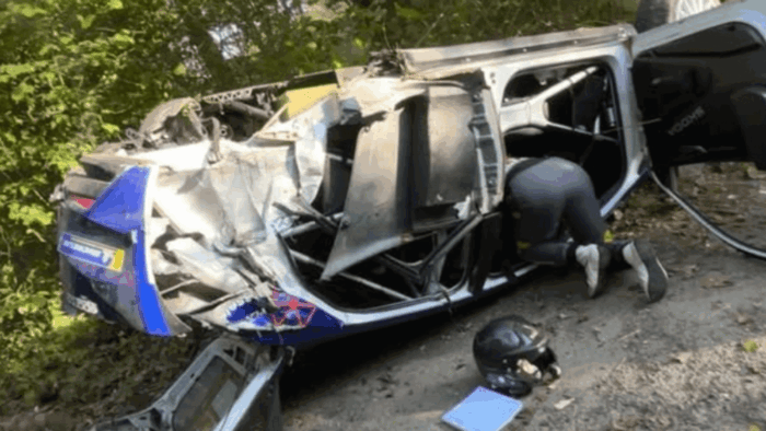 Max Verstappen’s father Jos explains serious rally crash he escaped unhurt