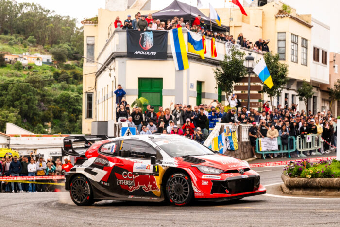 Ogier leads, but Solberg ups the pressure in WRC Canary Islands Rally Saturday scrap