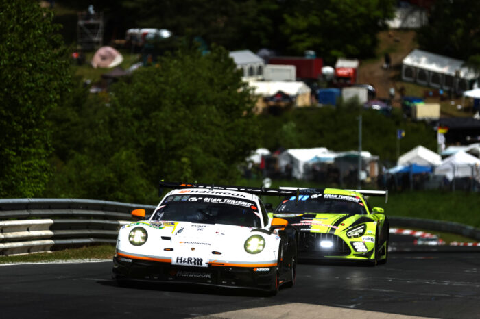 Tricky wet/dry conditions challenge drivers as 24H Nürburgring qualifying begins