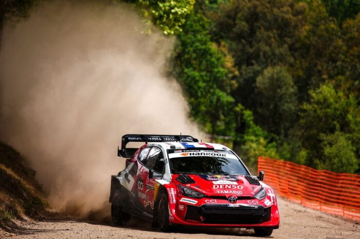 WRC Portugal: Sebastien Ogier storms back into lead as Oliver Solberg’s charge unravels